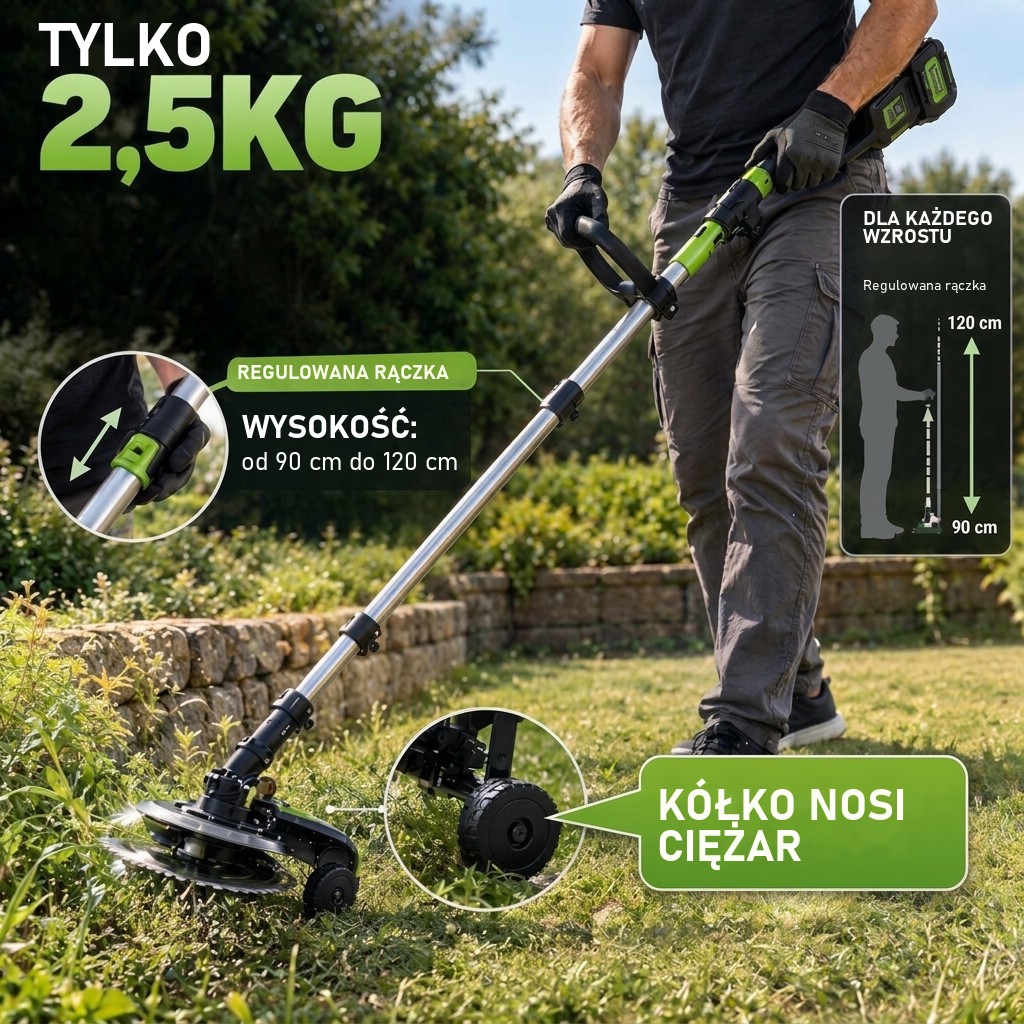 Light brush cutter, easy to use for a long time