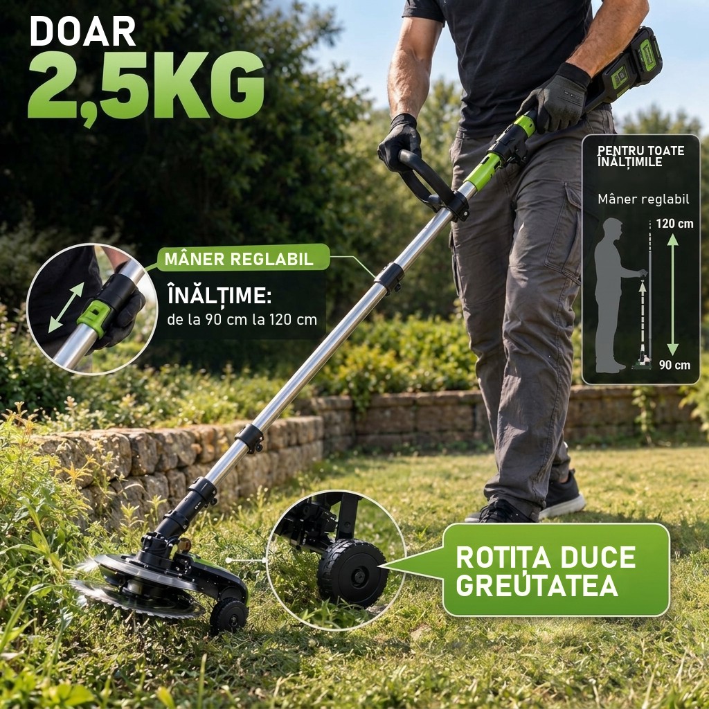 Light brush cutter, easy to use for a long time